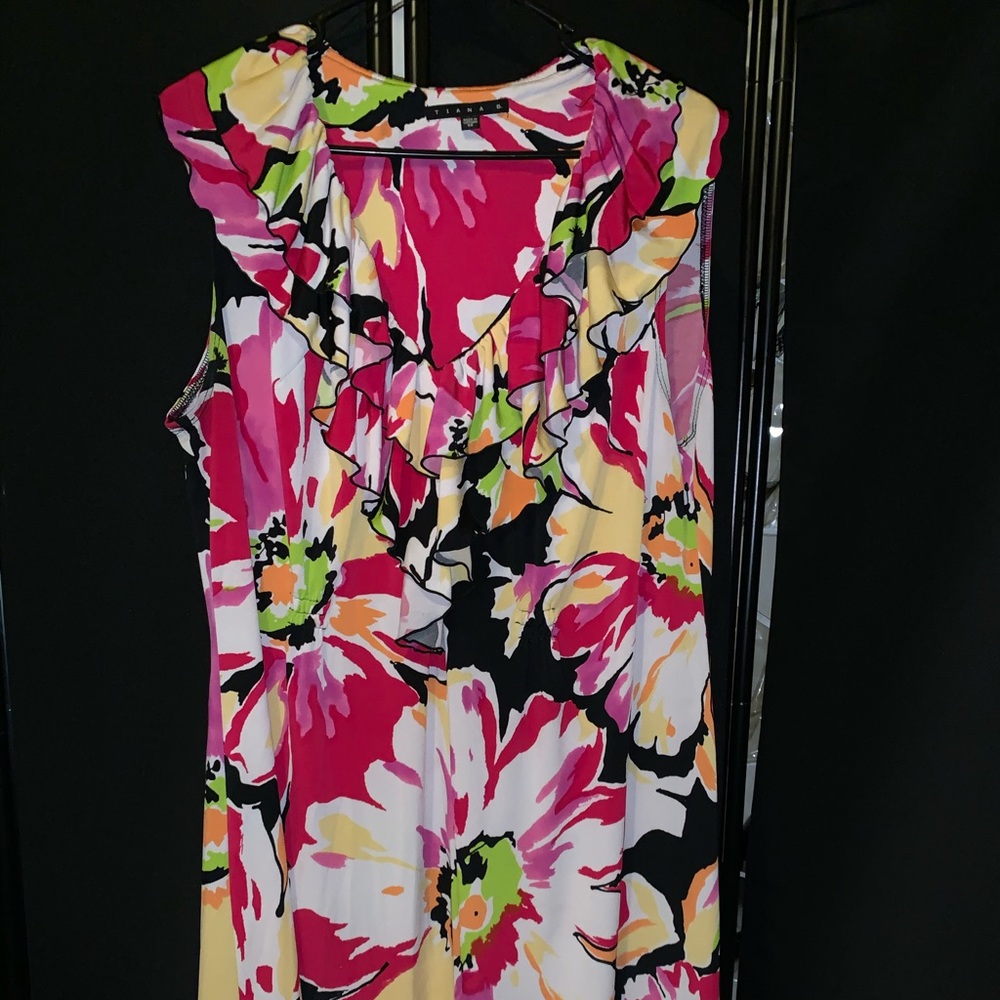 Colorful flower Summer Dress